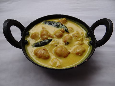 Kadhi with badi in Bihar