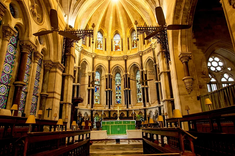 The architectural beauty of the cathedral of St. Thomas