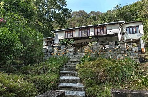 The Mirage is set against the backdrop of the Dhauladhar range and the Shivalik Hills