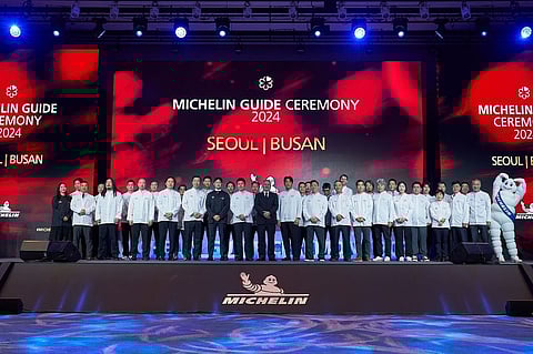 The ceremony in Seoul