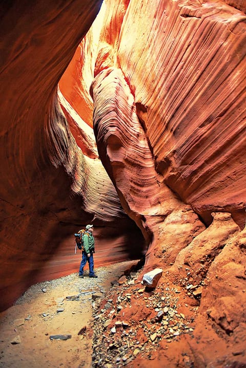 Peek-a-Boo Canyon is a gorgeous slot canyon