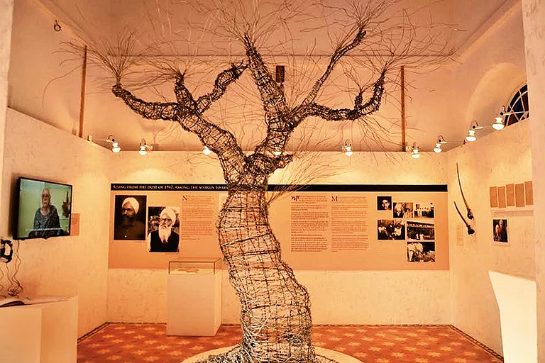 The Tree of Hope inside Amritsar's Partition Museum - The Partition Museum