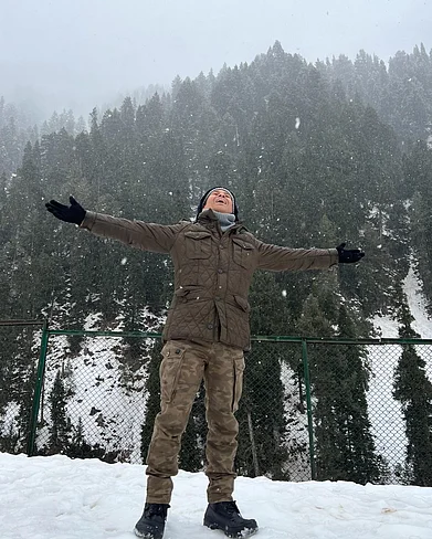 sachintendulkar/instagram : Tendulkar in Kashmir