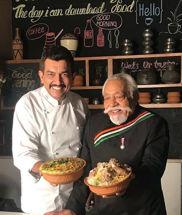 Chef Sanjeev Kapoor with Qureshi