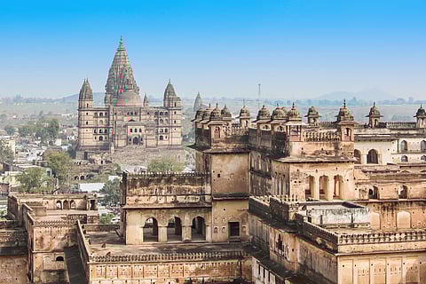 A view of Orchha, Bundelkhand