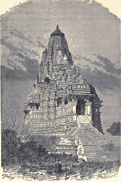 Temple of Mahadeva, Khajuraho, 1862-1937