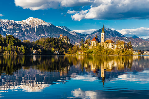 A view of Lake Bled