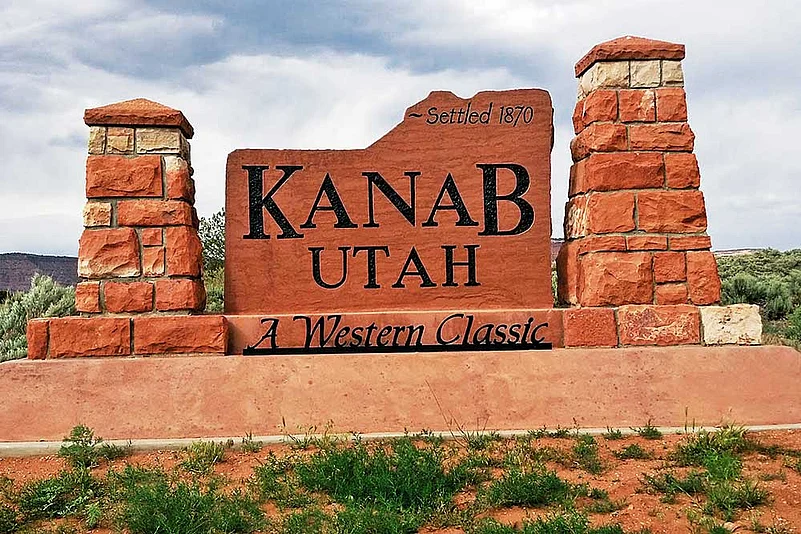 In Kanab, one can explore
the national parks and canyons of southern Utah