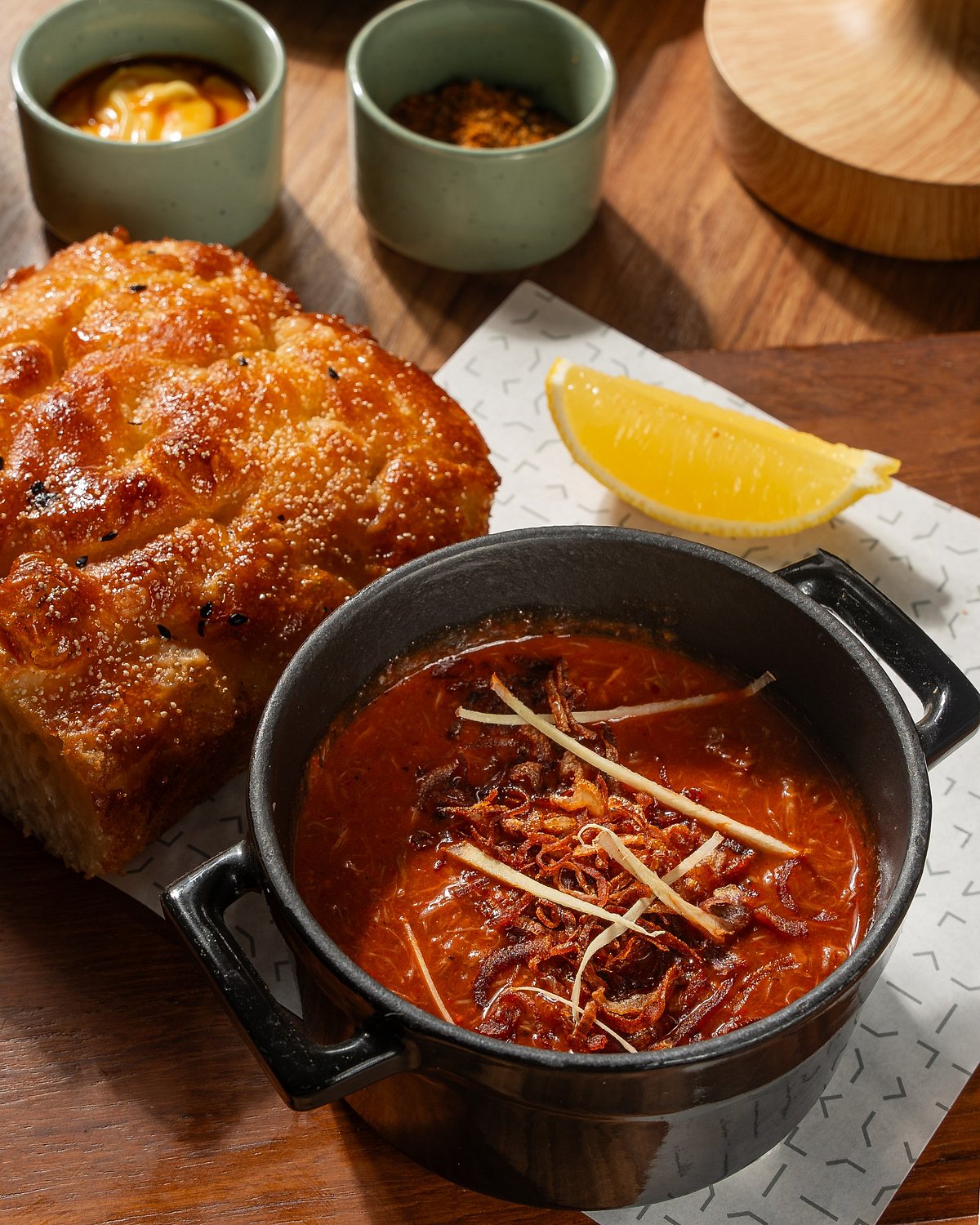 Nihari Featuring Foccacia
