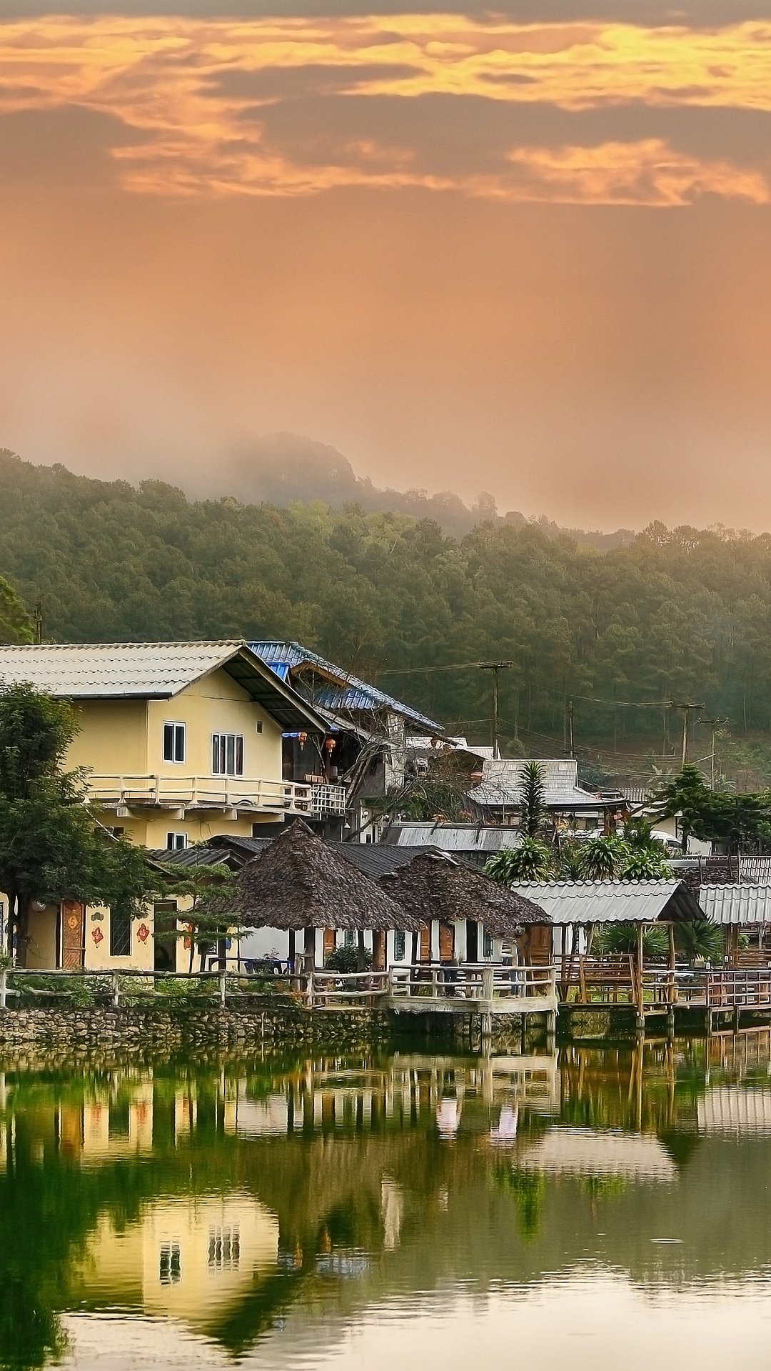 Mae Aw or Rak Thai Village in Pai district