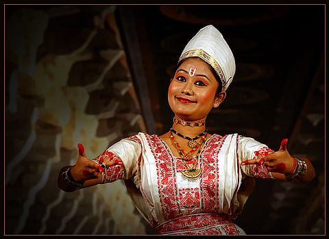 A Sattriya Nritya dancer