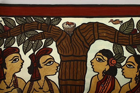 A Piatkar Scroll Painting