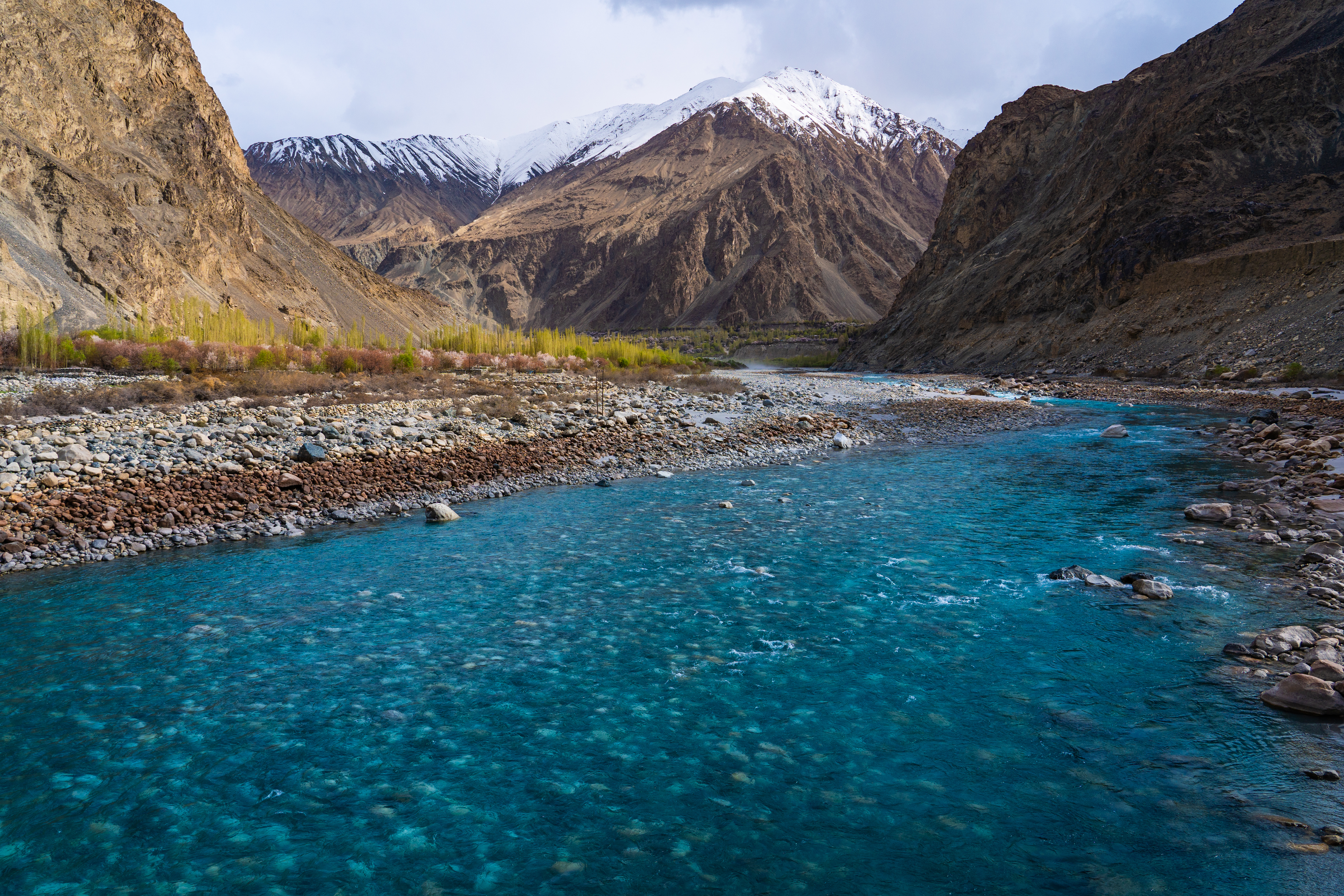 Shyok River at Turtuk village