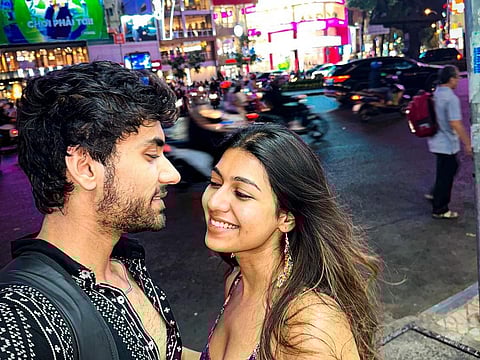 Muskaan and Aashish in Ho Chi Minh City, Vietnam