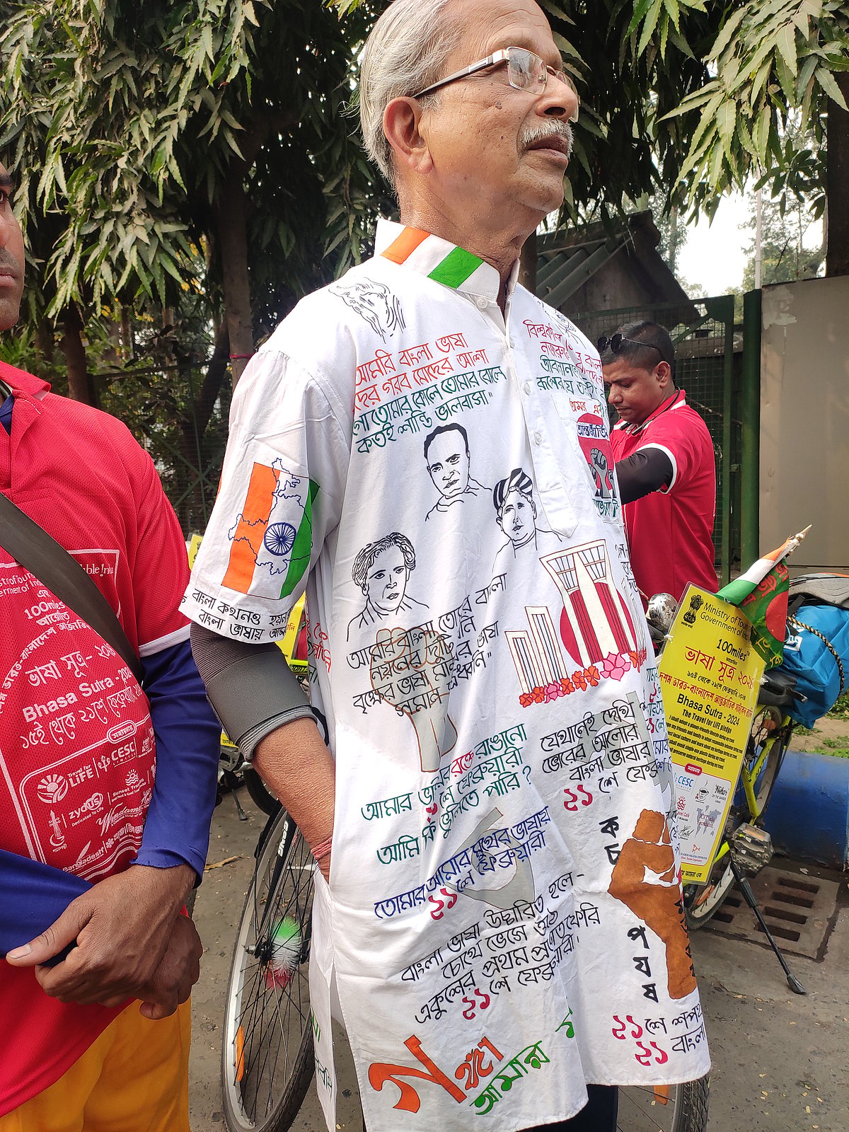 Tapan Kumar Roy has been part of several cycle rallies