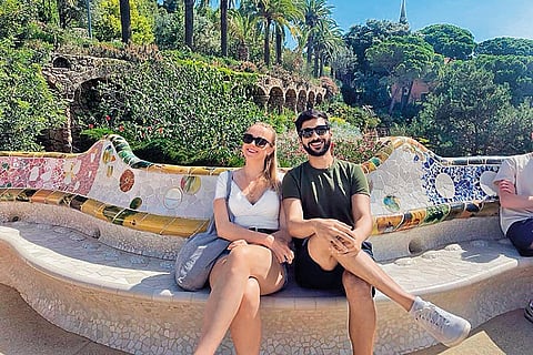 Akshay Chawdhry and Mia Holmsen