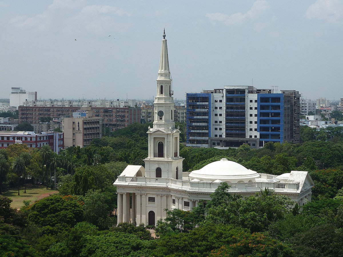 St Andrews Kirk is near Egmore railway station, Chennai 