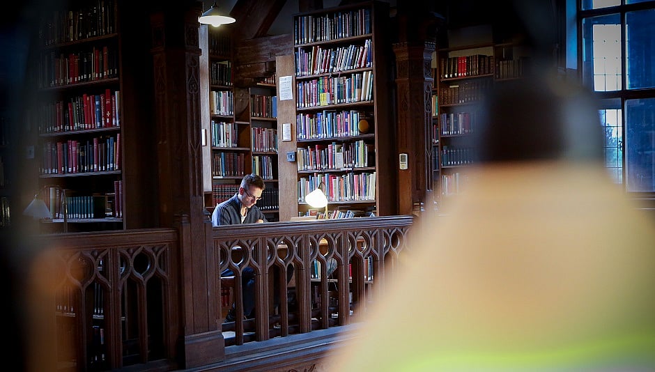 Gladstone’s Library is not just a hotel with a library theme, but a library where you can even spend the night