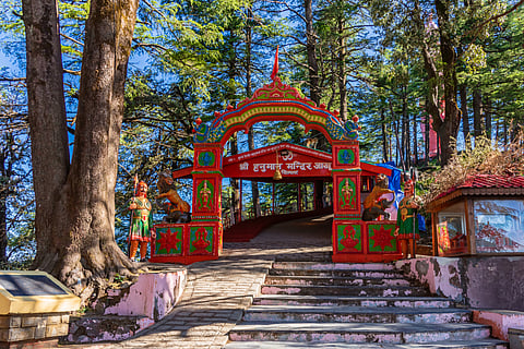 Entrance to Jakhoo Hill Temple