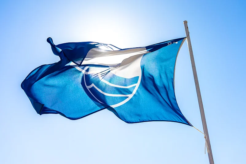 The Blue Flag certification symbol