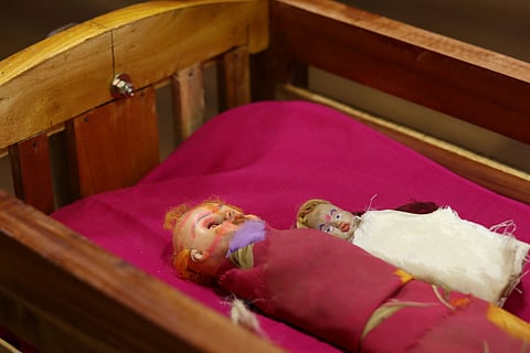 The dolls are a poignant reminder of impacts of climate change