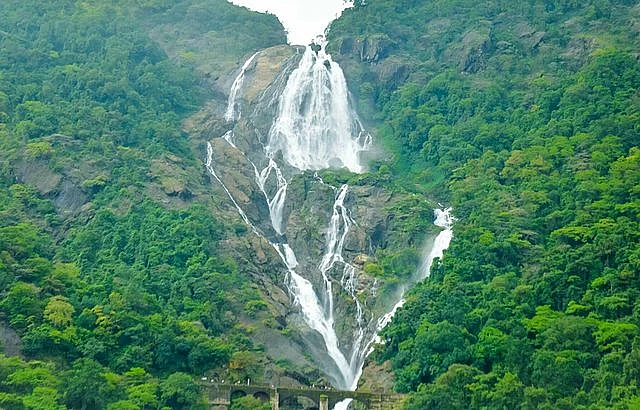The Dudhsagar Falls
