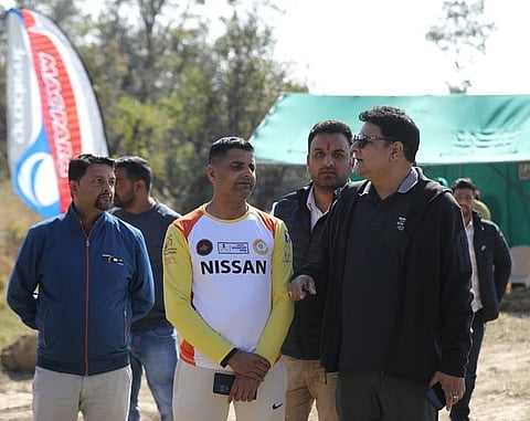 Sudhir Sharma (first from right), MLA and President of the ASF