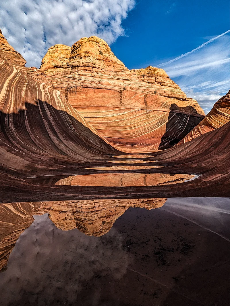 In the natural landscape of Utah