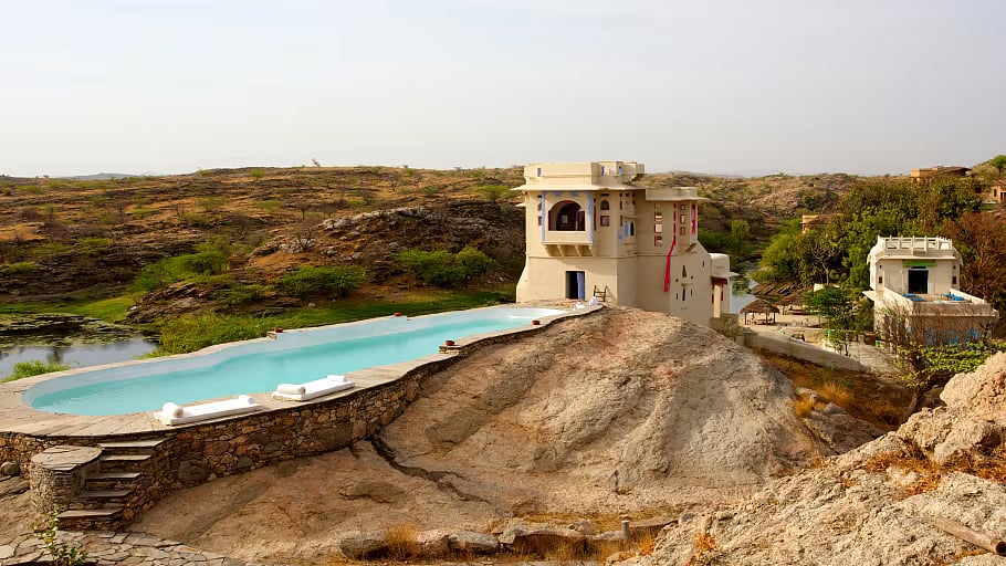 A view of Brij Lakshman Sagar