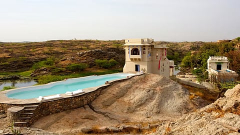 A view of Brij Lakshman Sagar