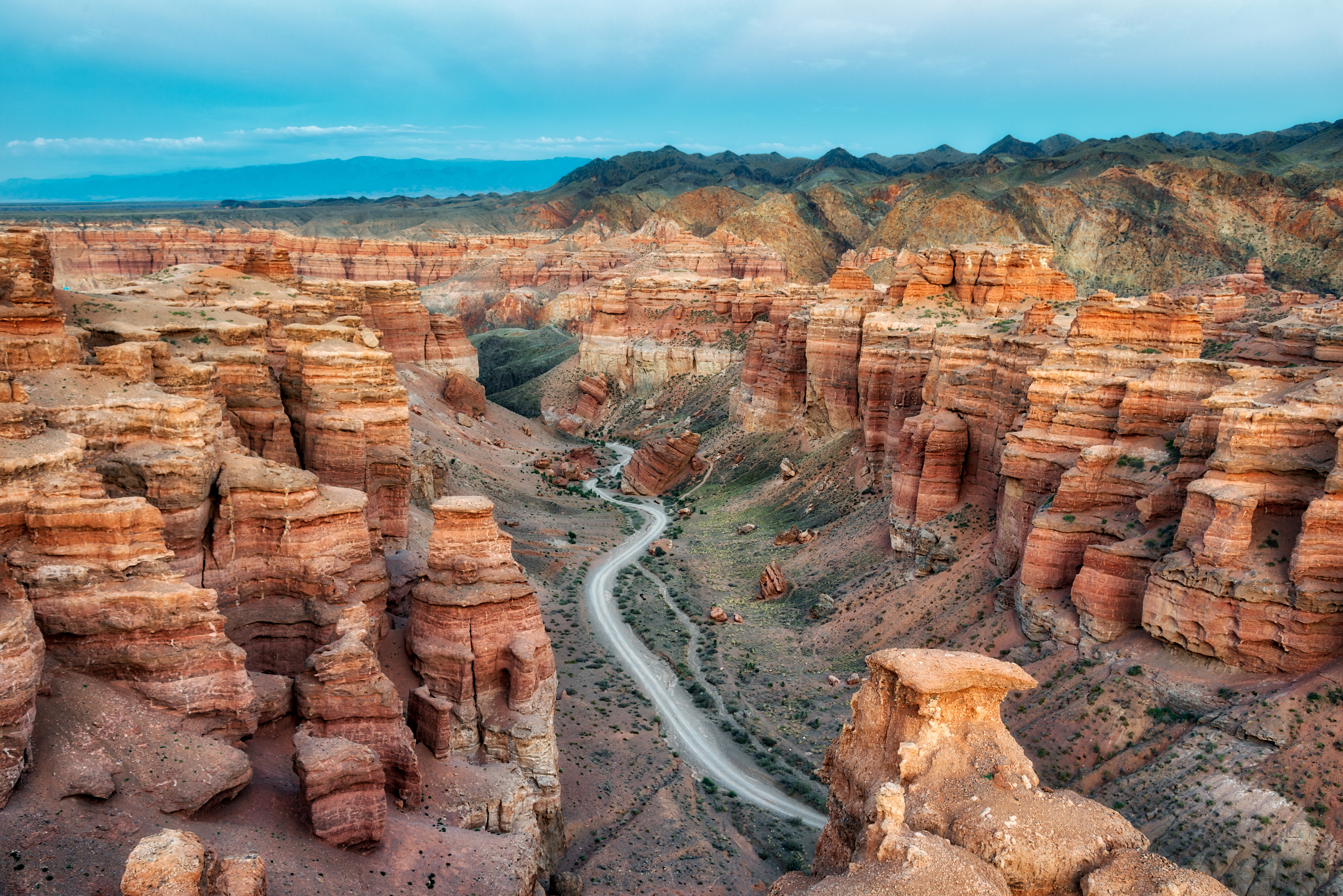 Charyn Canyon in Southeast Kazakhstan
