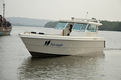 The 'Sea Eagle' yacht