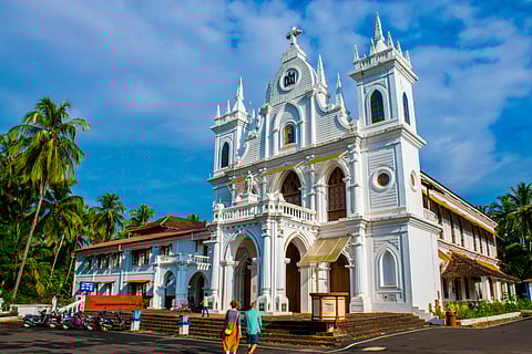 Old Portuguese church in North Goa
