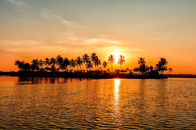 A view of the Sal River in Goa