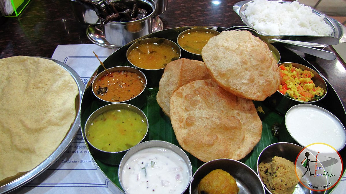 Most South Indian dishes are vegan