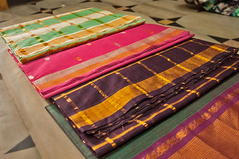 Pick up handloom textiles at the event