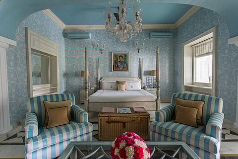 The Mountbatten Room at Raj Mahal Palace