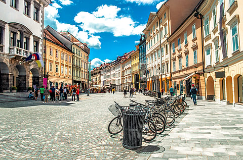 A street in Ljubljana