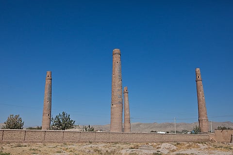 Musalla complex and minarets in Herat