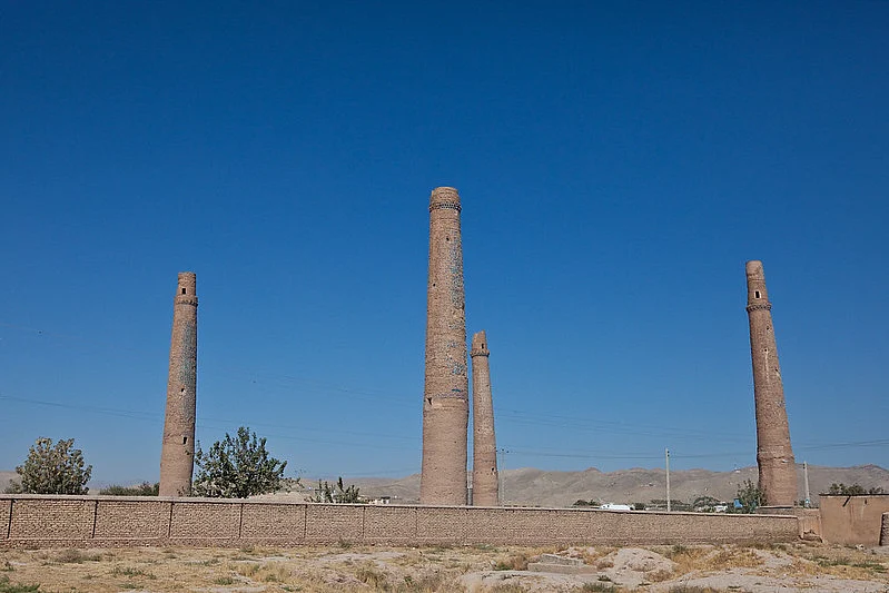 Musalla complex and minarets in Herat