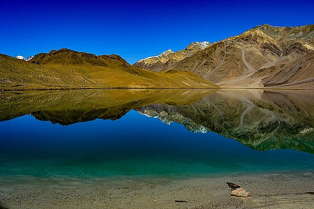 Chandra Taal Lake in the Spiti Valley