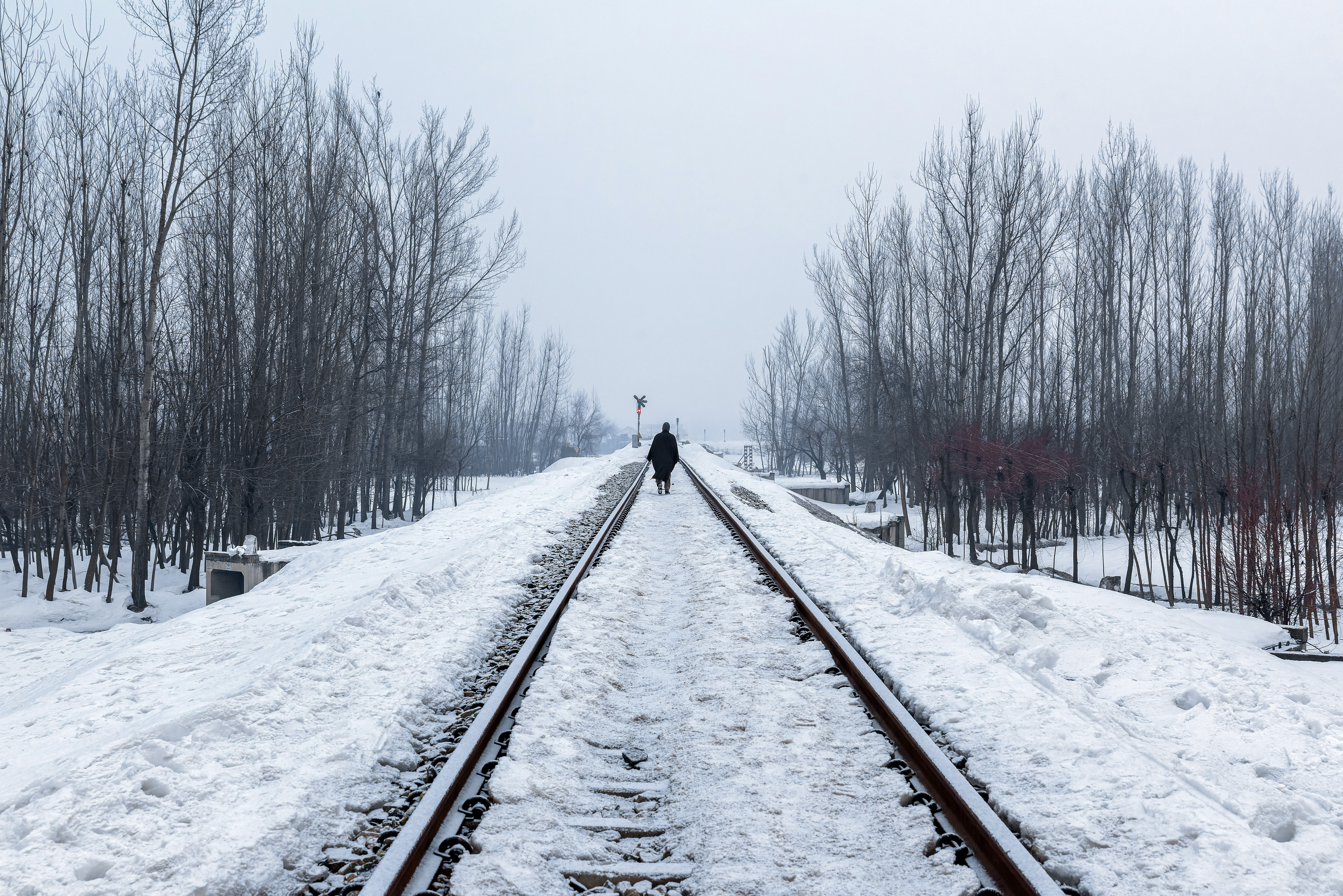Baramulla after heavy snowfall - Shutterstock