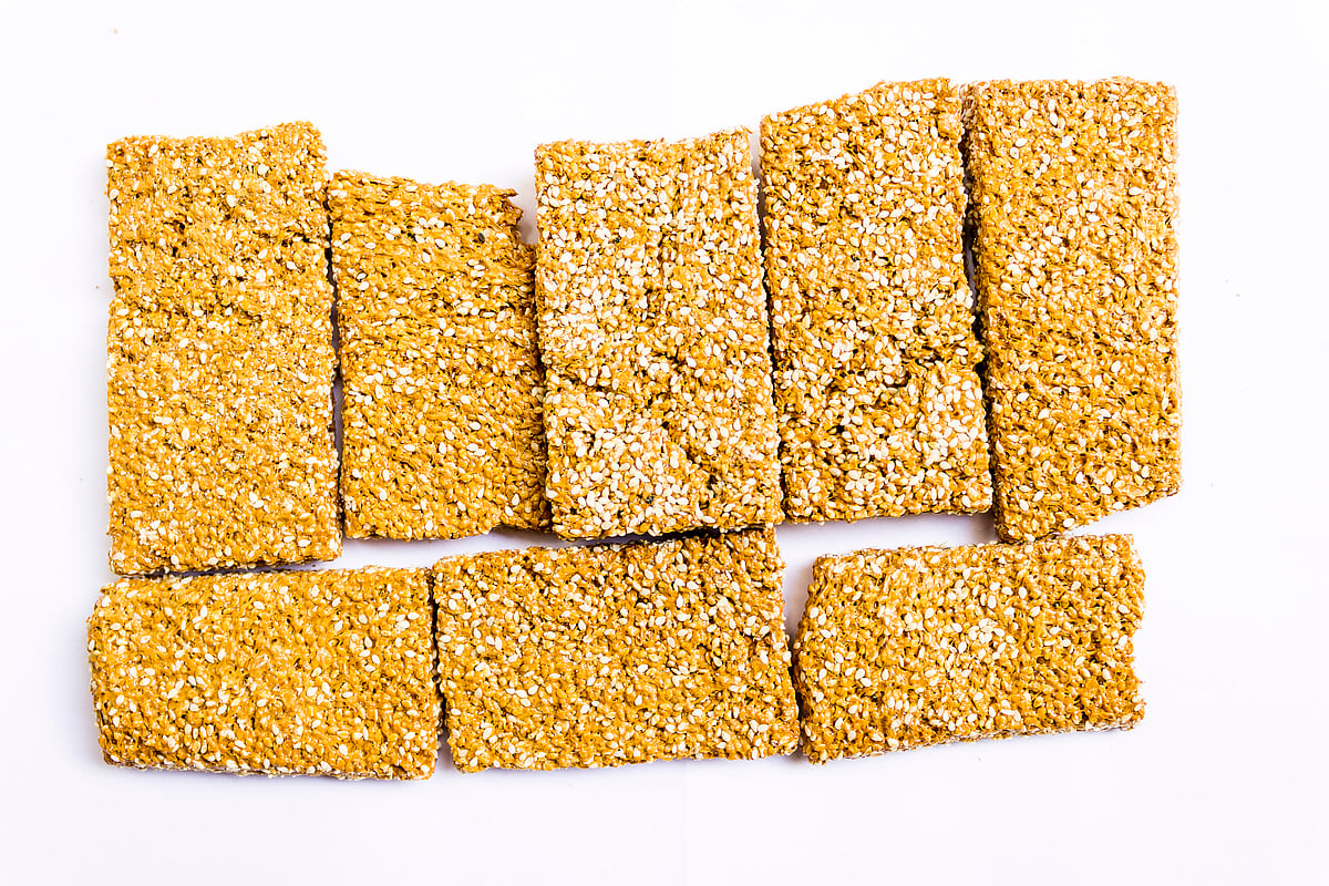 Tilkut is a seasonal sweet snack made during Sankranti