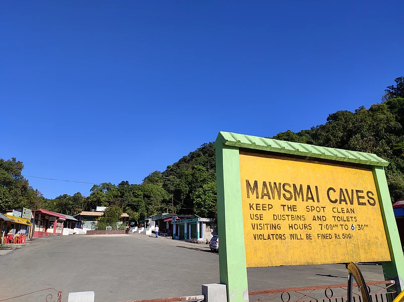 Mawsmai cave is the most popular among several caves in Meghalaya