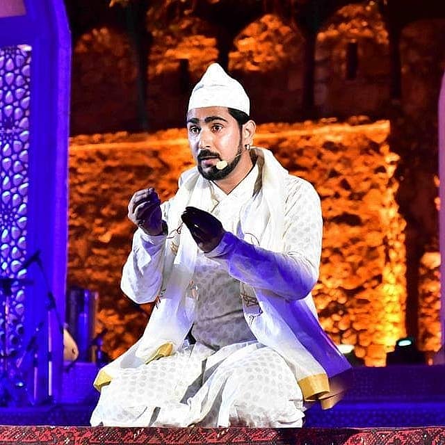 Agha in one of his recitals