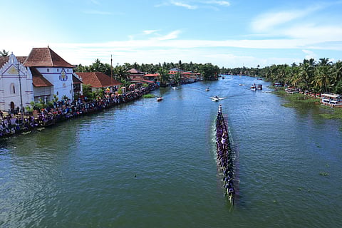 The Champakkulam Boat Race is a state-wide boat race