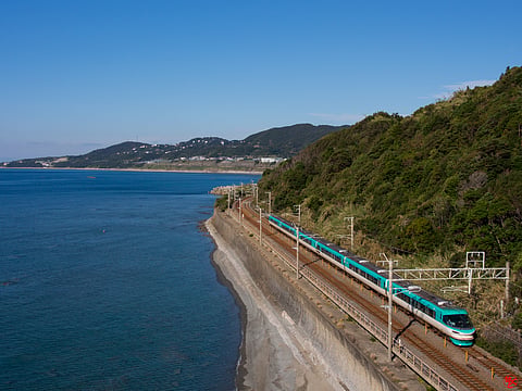 The Kuroshio limited express train operated by JR West