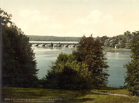 The Glienicke Bridge between 1890 and 1905