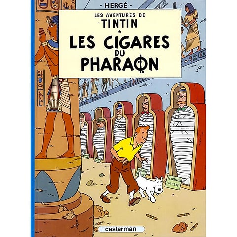 The French cover of Cigars of the Pharaoh