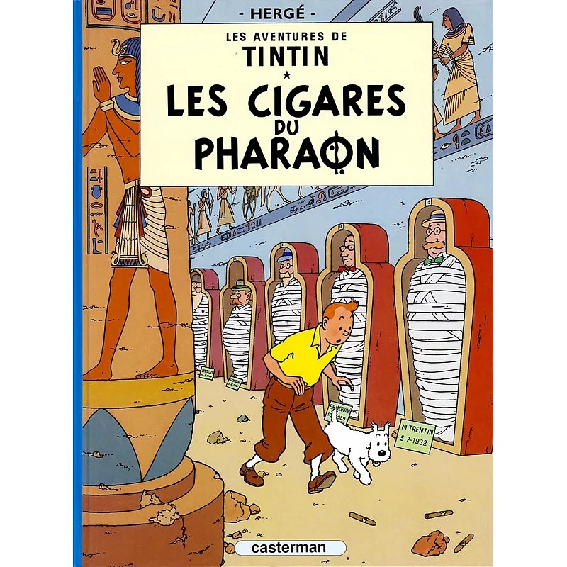 The French cover of Cigars of the Pharaoh